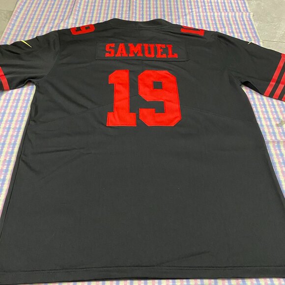 San Francisco 49ers Black Jersey Samuel No. 19 - Picture 5 of 7